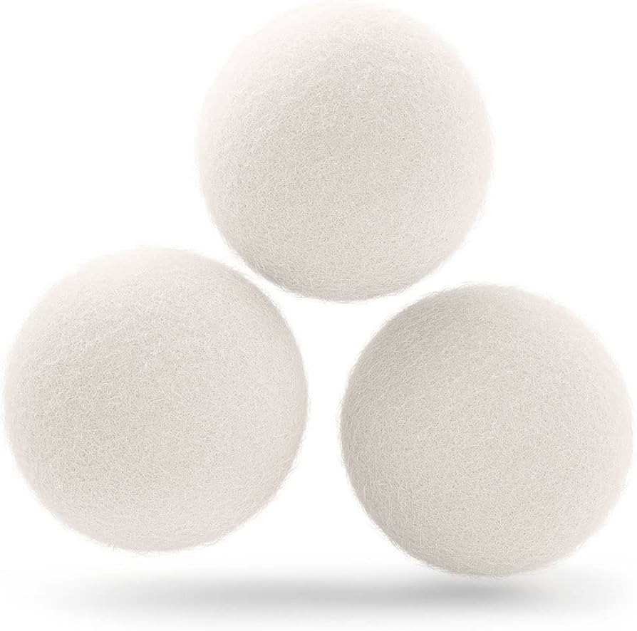 Cosy House Collection Wool Dryer Balls - Premium Reusable Natural Fabric Softener - Eco-Friendly,... | Amazon (US)