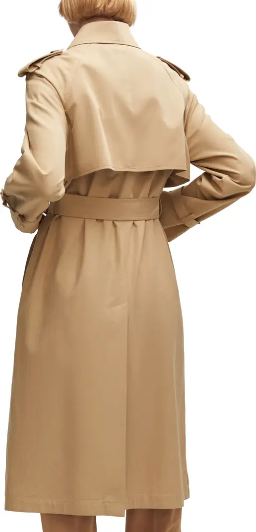 MANGO Belted Water Repellent Trench Coat | Nordstrom | Nordstrom
