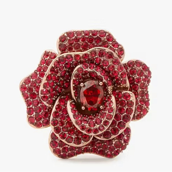 NWT Kate Spade Scarlet Blooms Ring | Poshmark