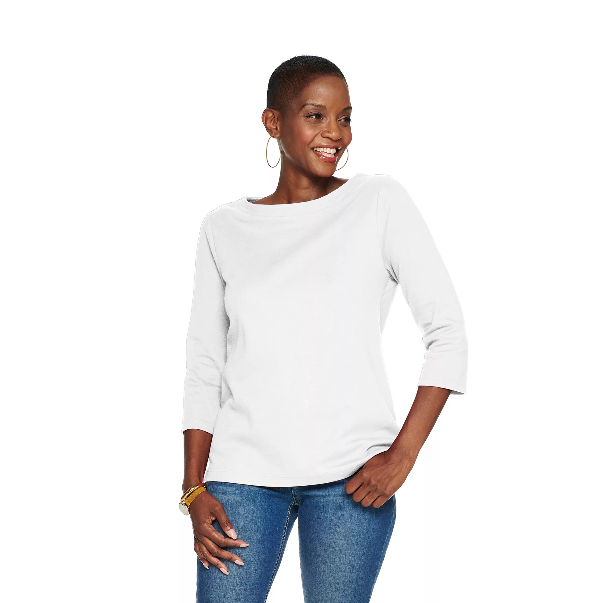 Women's Croft & Barrow® Boatneck Top | Kohl's