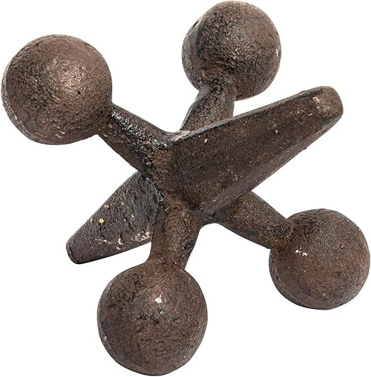 Creative Co-Op CG4322 Retro Decorative Cast Iron Jack, Rust | Amazon (US)
