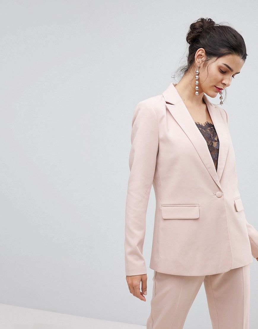 Y.A.S Tailored Blazer - Pink | ASOS US