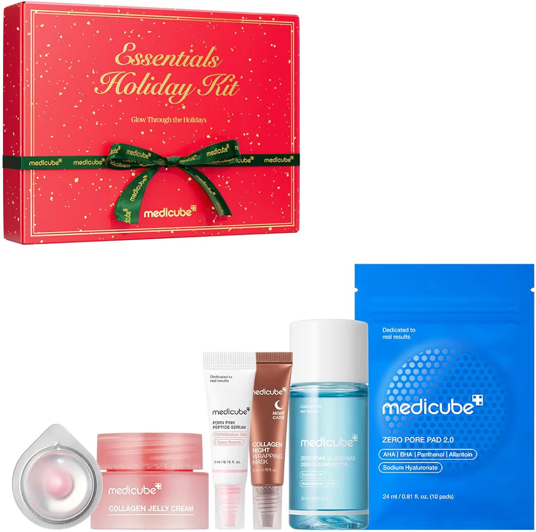 medicube Essentials Holiday Kit | 6-in-1 Mini Skincare Gift Set | Amazon Exclusive Trial Sizes fo... | Amazon (US)