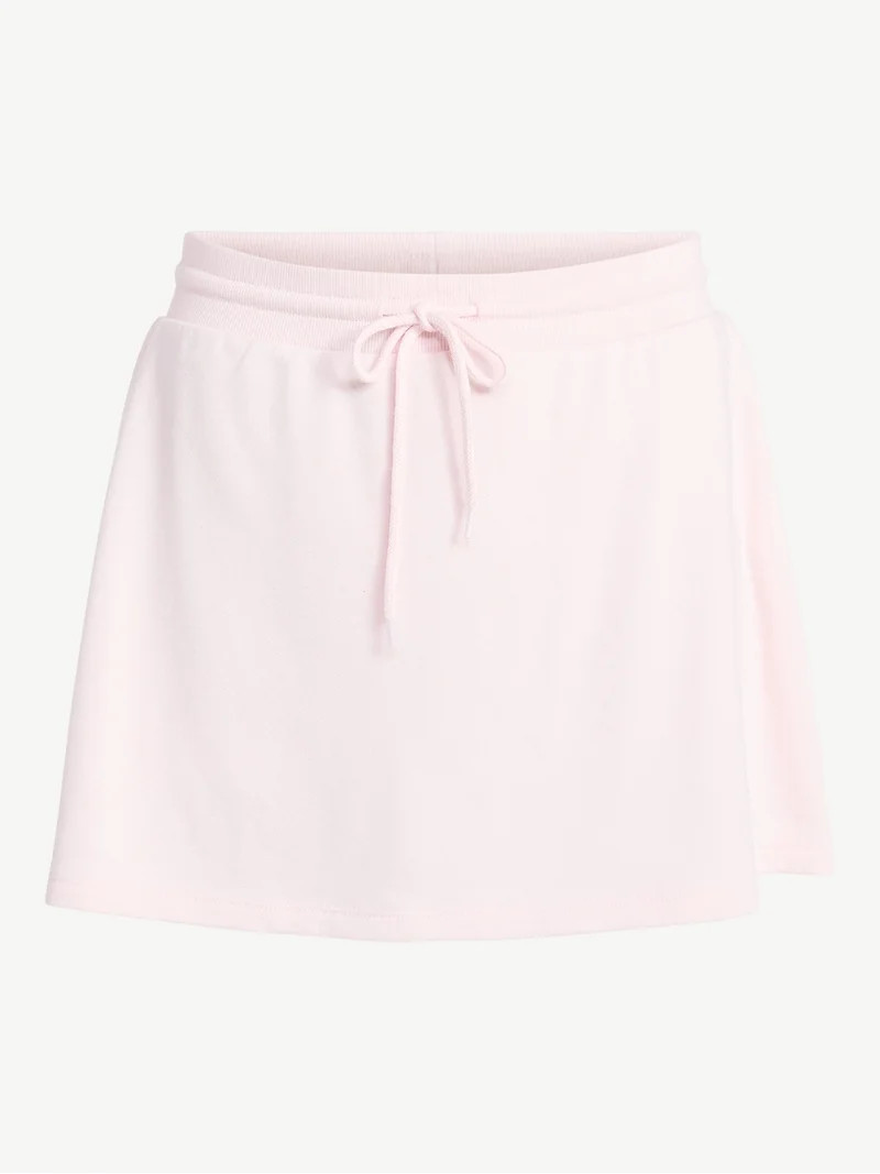 No Boundaries Fleece Drawstring Skort, Women’s Sizes XXS-XXL | Walmart (US)