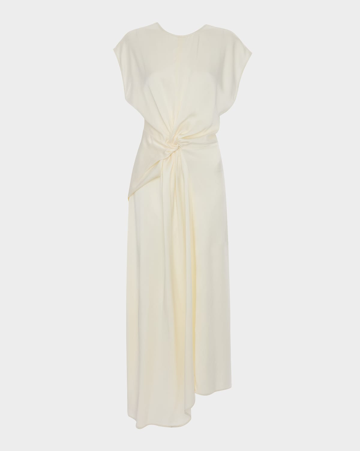 Aria Twisted Waist Midi Dress | Neiman Marcus
