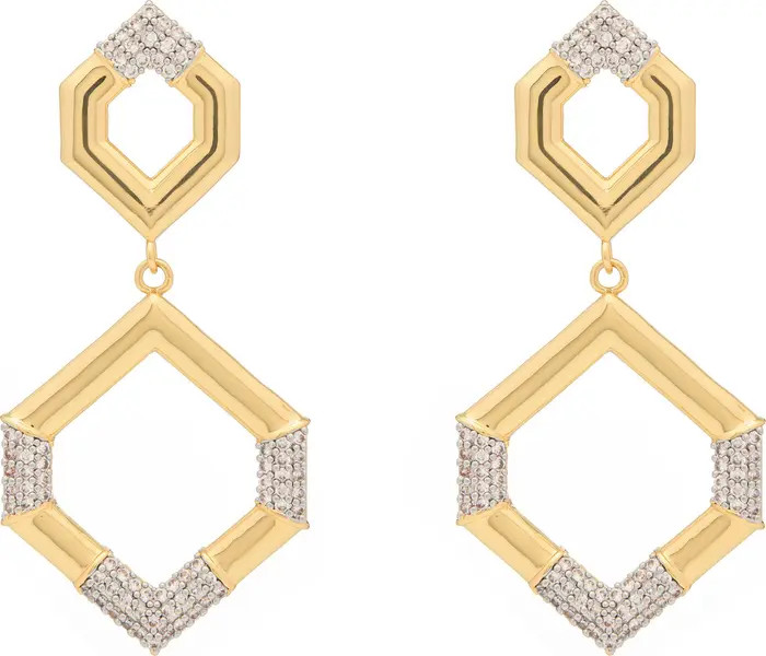 Hexagon Double Drop Earrings | Nordstrom