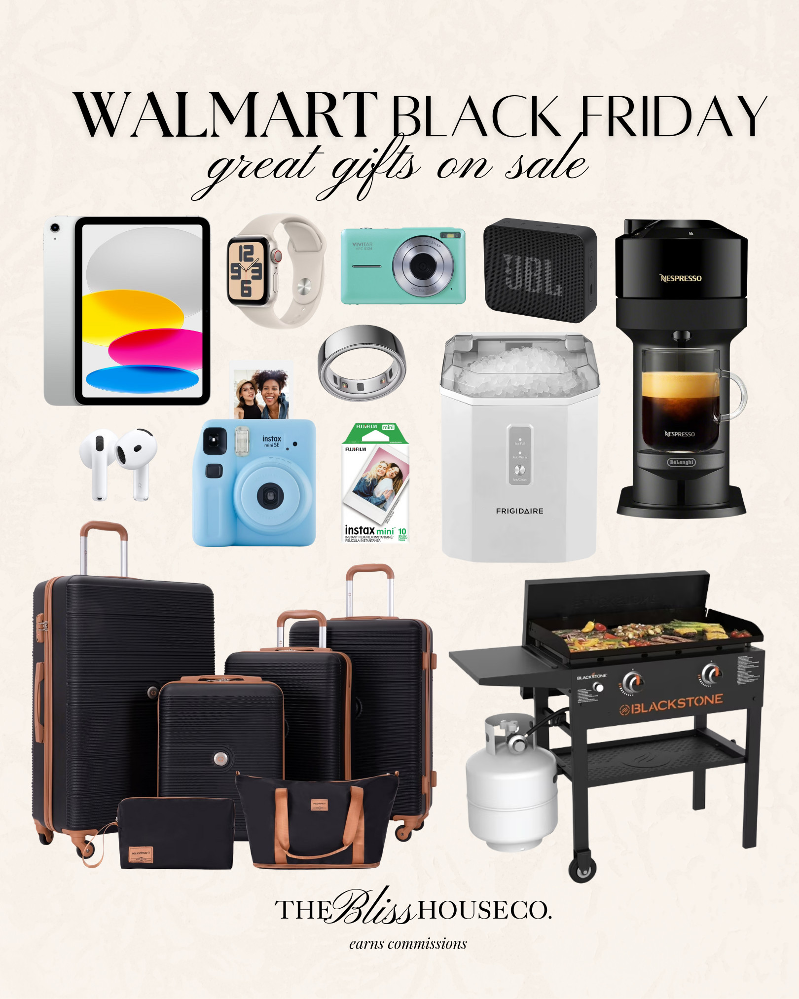 Walmart Black Friday great gifts on sale! Gifts for her, for him, sale alert, luggage, tech, grill, Christmas gift, holiday gifts 

 #LTKCyberWeek #LTKGiftGuide #LTKSaleAlert