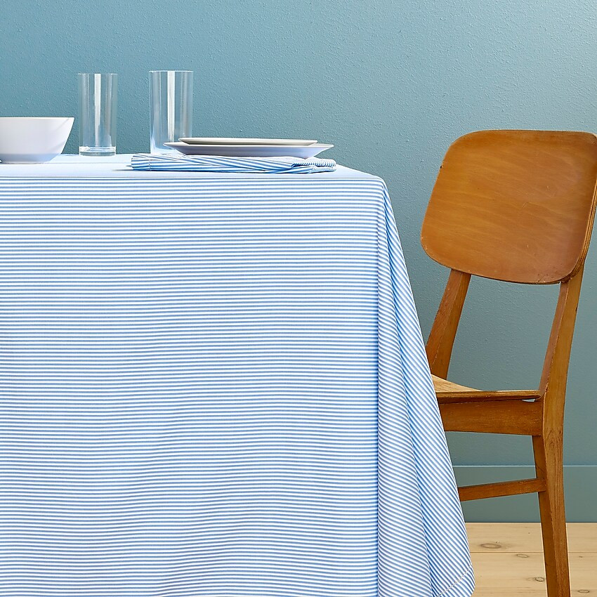 J.Crew tablecloth in heritage seersucker stripe | J. Crew US