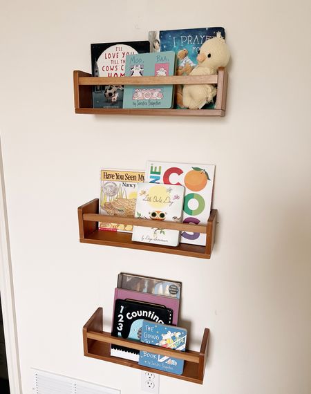 Spending lots of time in the nursery these days! Love these shelves and can’t wait until I have the energy to make them into holiday displays! 

#LTKhome #LTKkids #LTKbaby