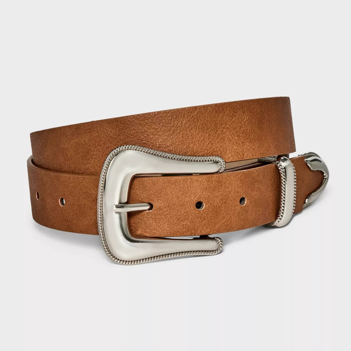 Women's Modern Western Belt - Universal Thread™ Brown | Target