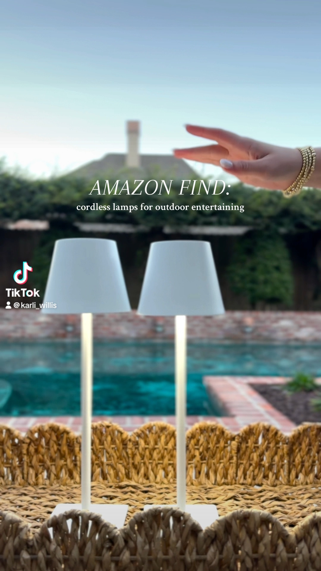 Amazon find! Cordless lamps for outdoor entertaining and hosting holiday parties. White lamps / outdoor lamps 

#LTKFindsUnder100 #LTKParties #LTKFindsUnder50