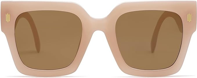 SOJOS Vintage Oversized Square Sunglasses for Women,Retro Womens Luxury Big Large Sun Glasses UV4... | Amazon (US)