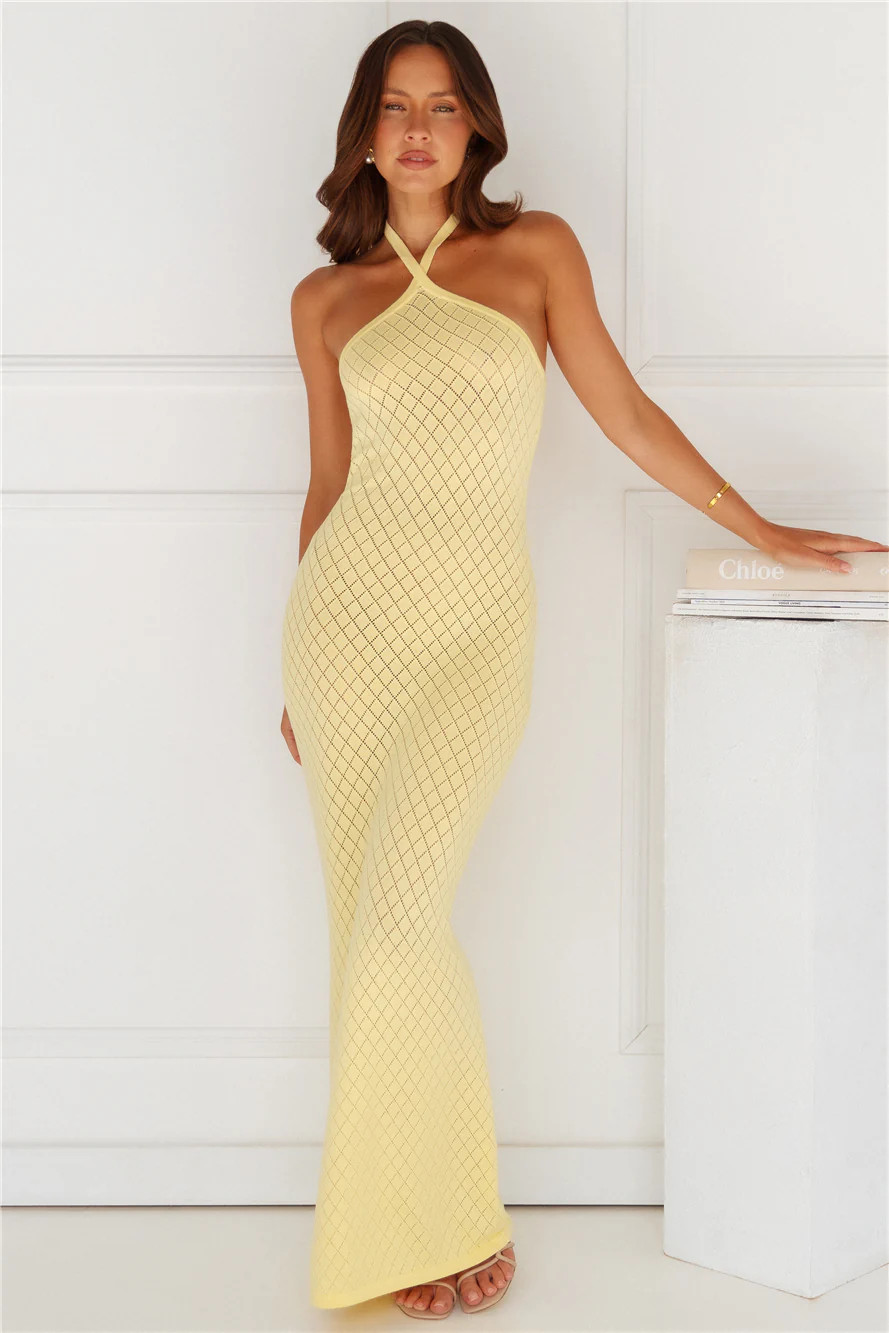 Simi Maxi Dress Yellow | Hello Molly (US)