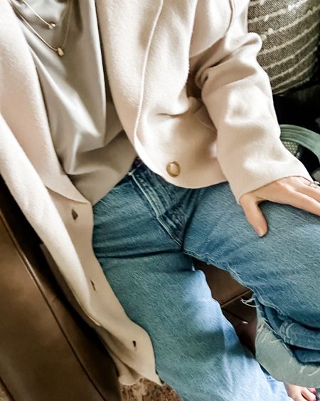 My vibe. 
Medium coatigan and tee. Tts 29 short jeans  

#LTKstyletip #LTKfindsunder50 #LTKmidsize
