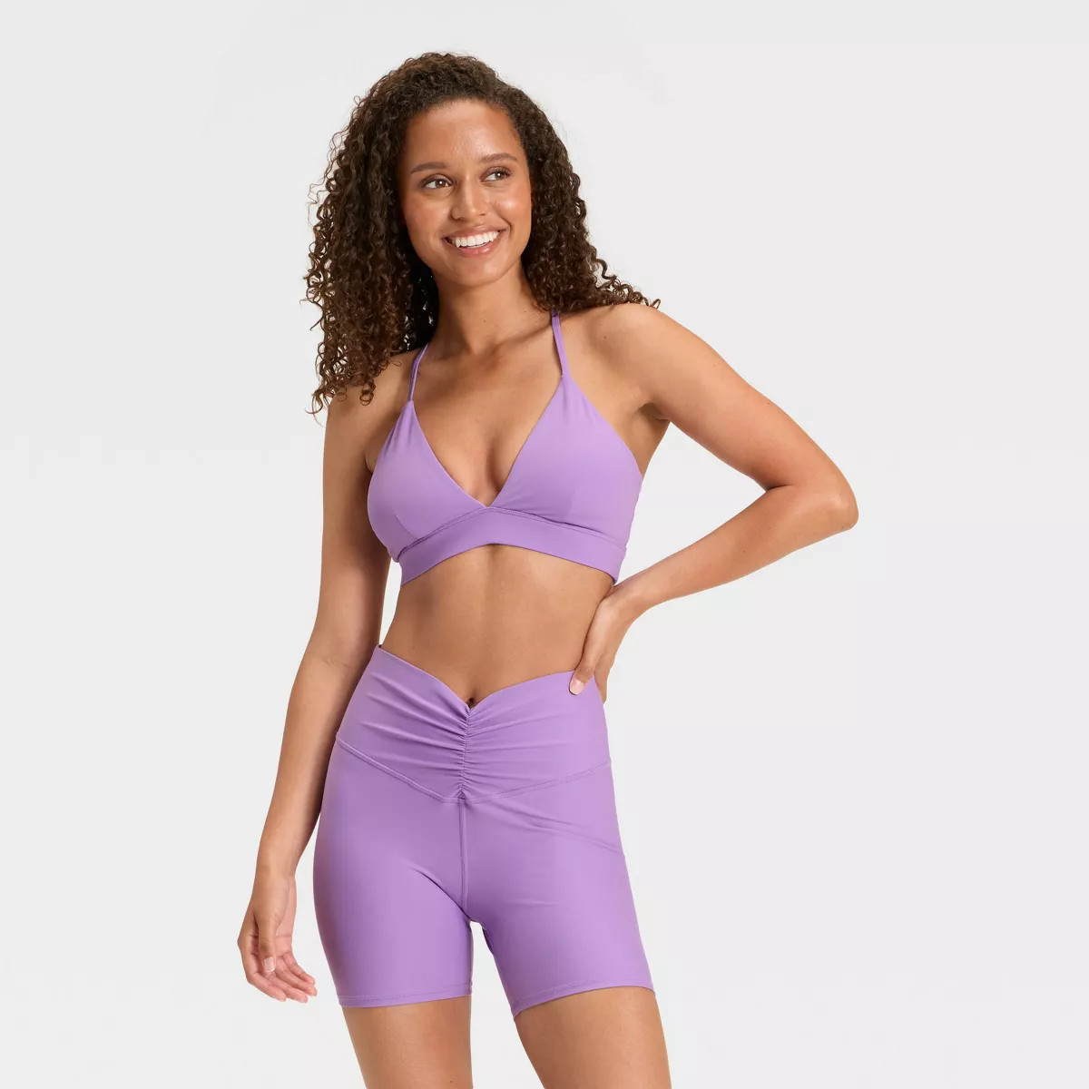 Women's Triangle Racerback Sports Bra - JoyLab™ | Target