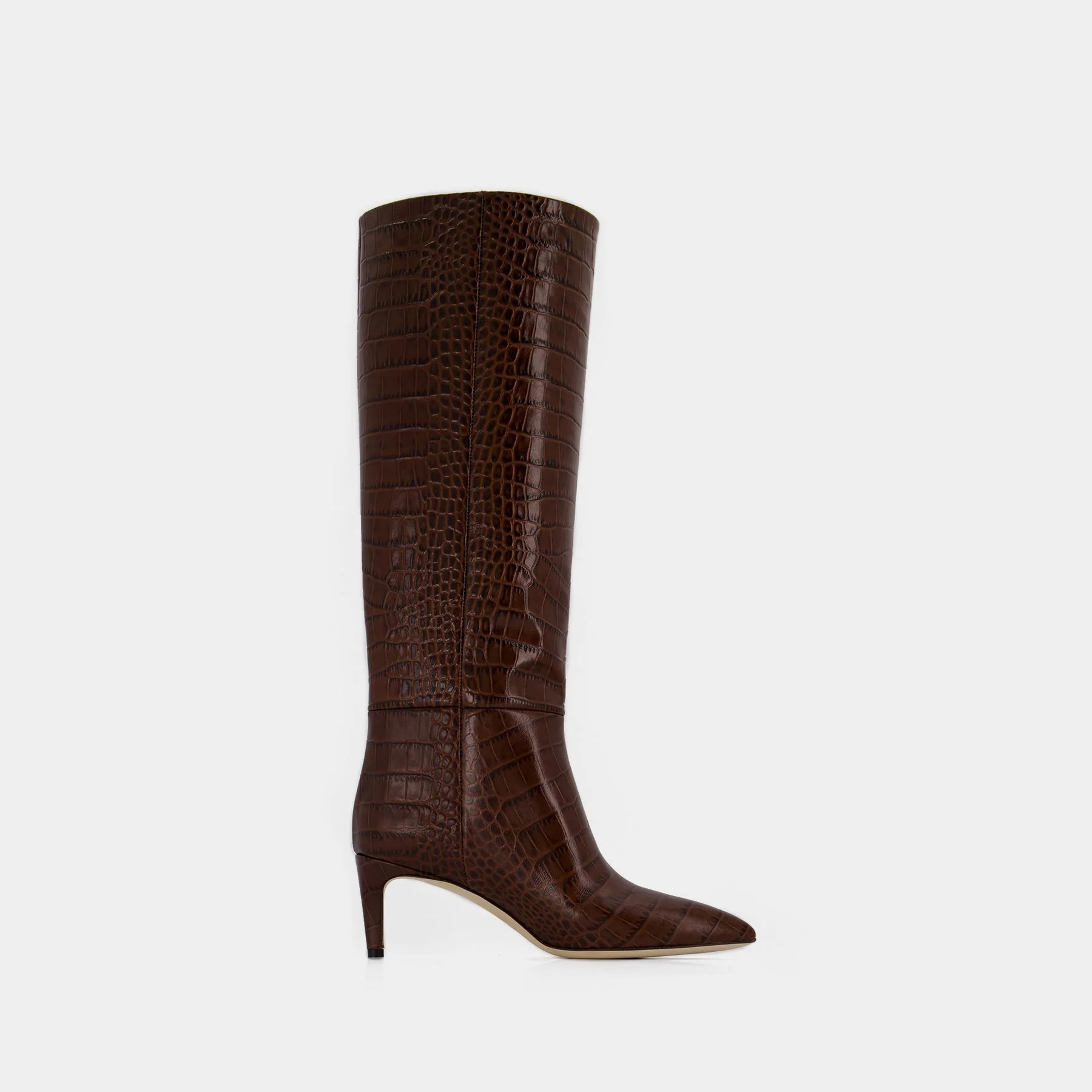 Stiletto 60 Boots - Paris Texas - Leather - Chocolate | Monnier Paris (ROW)