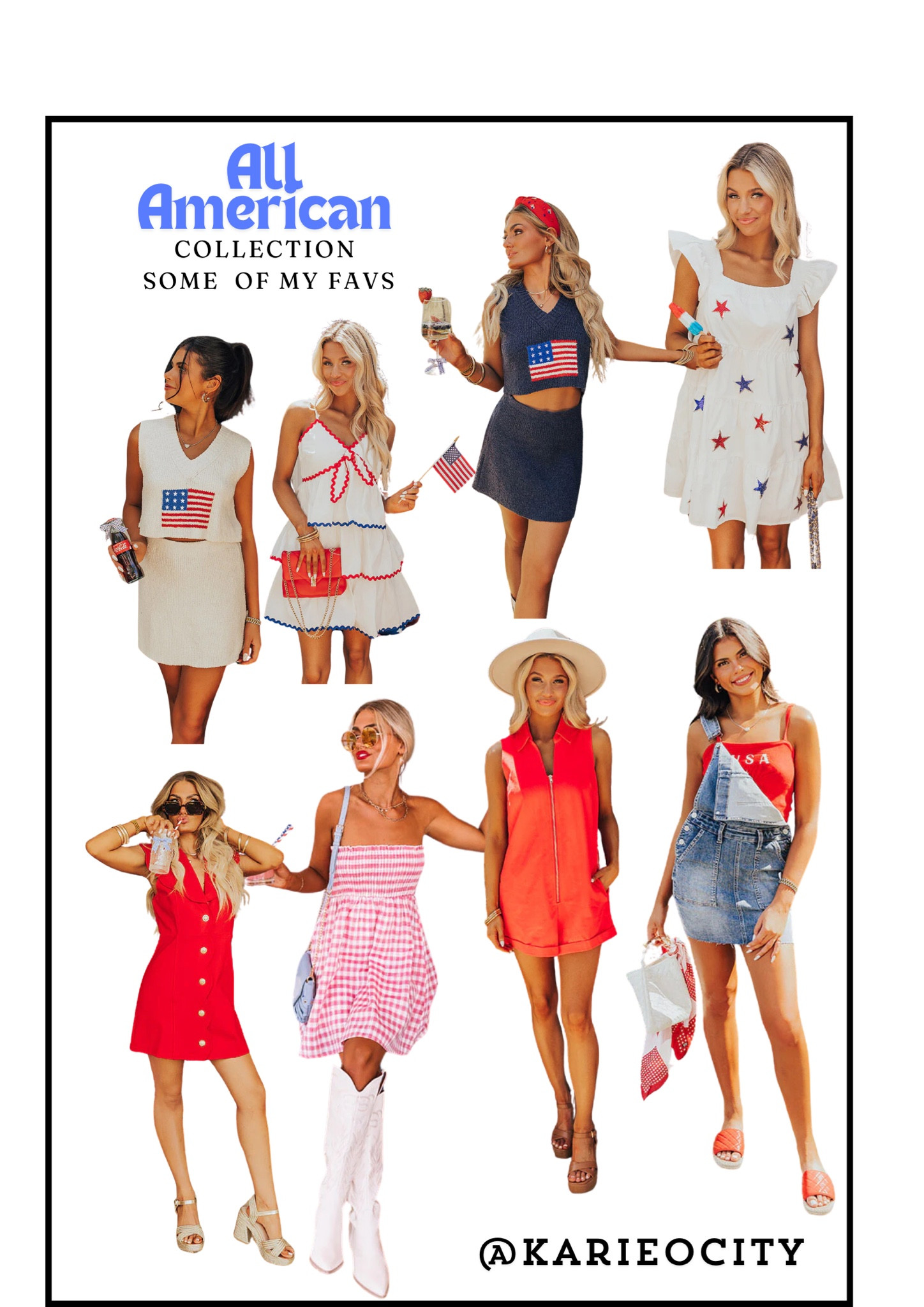 Impressions Boutique just released their All American Collection and I’m drooling over here .  Loving these Outfits♥️

#LTKFestival #LTKfindsunder100 #LTKstyletip