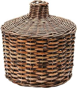 Creative Co-Op Decorative Wicker & Rattan Vase Basket, Natural | Amazon (US)