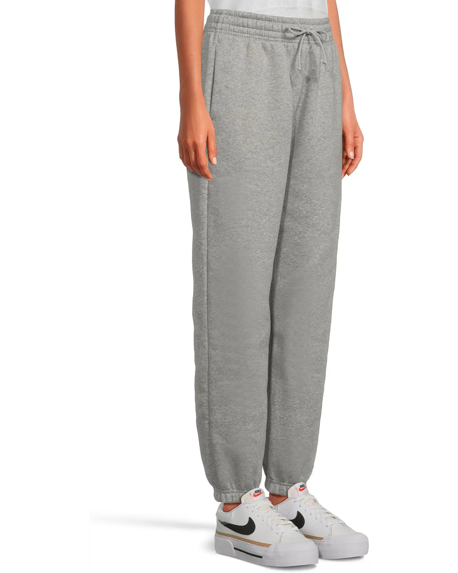 Nike Sportswear Phoenix Fleece High-waisted Oversized Sweatpants Women's Clothing Black/Sail : MD (8-10), Cotton/Polyester | Zappos.com