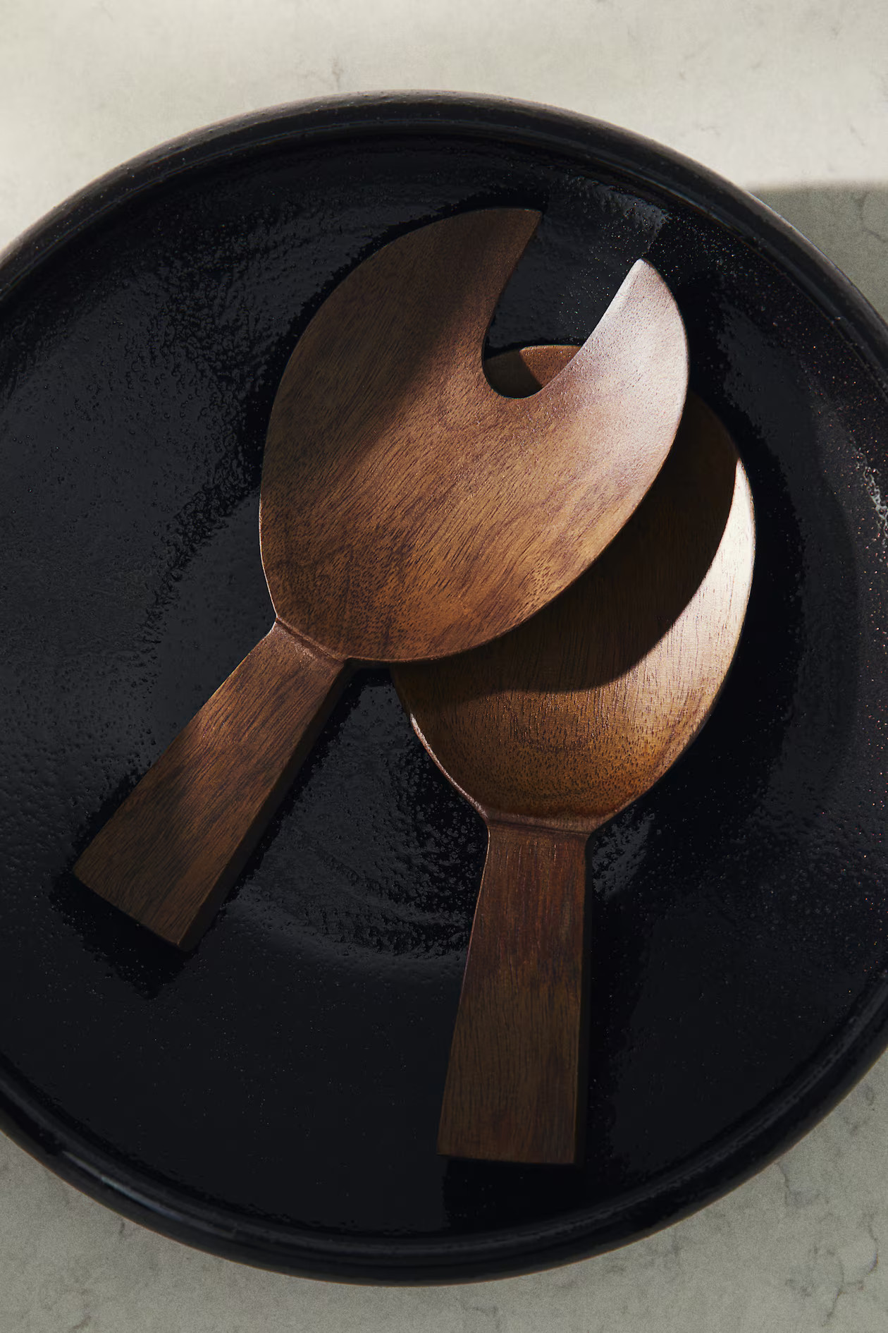 Mango Wood Salad Servers - Brown - Home All | H&M US | H&M (US + CA)