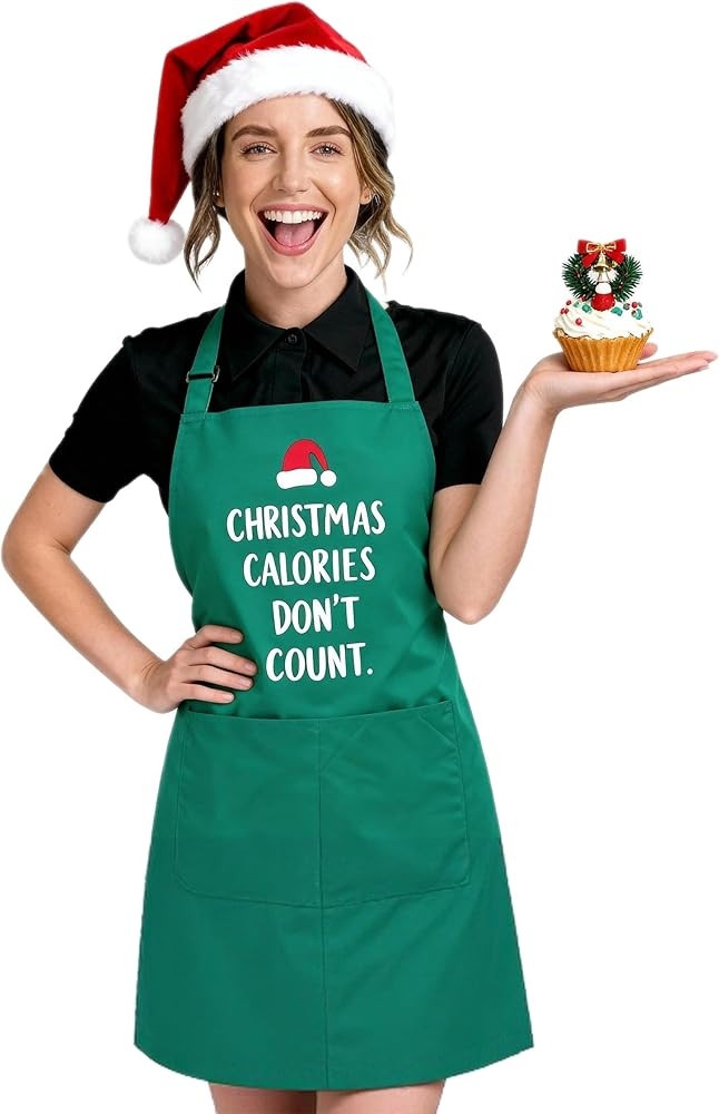 Christmas Apron for Women with Pockets, Funny Chef Apron Costume for Men, Unique Kitchen Gifts fo... | Amazon (US)