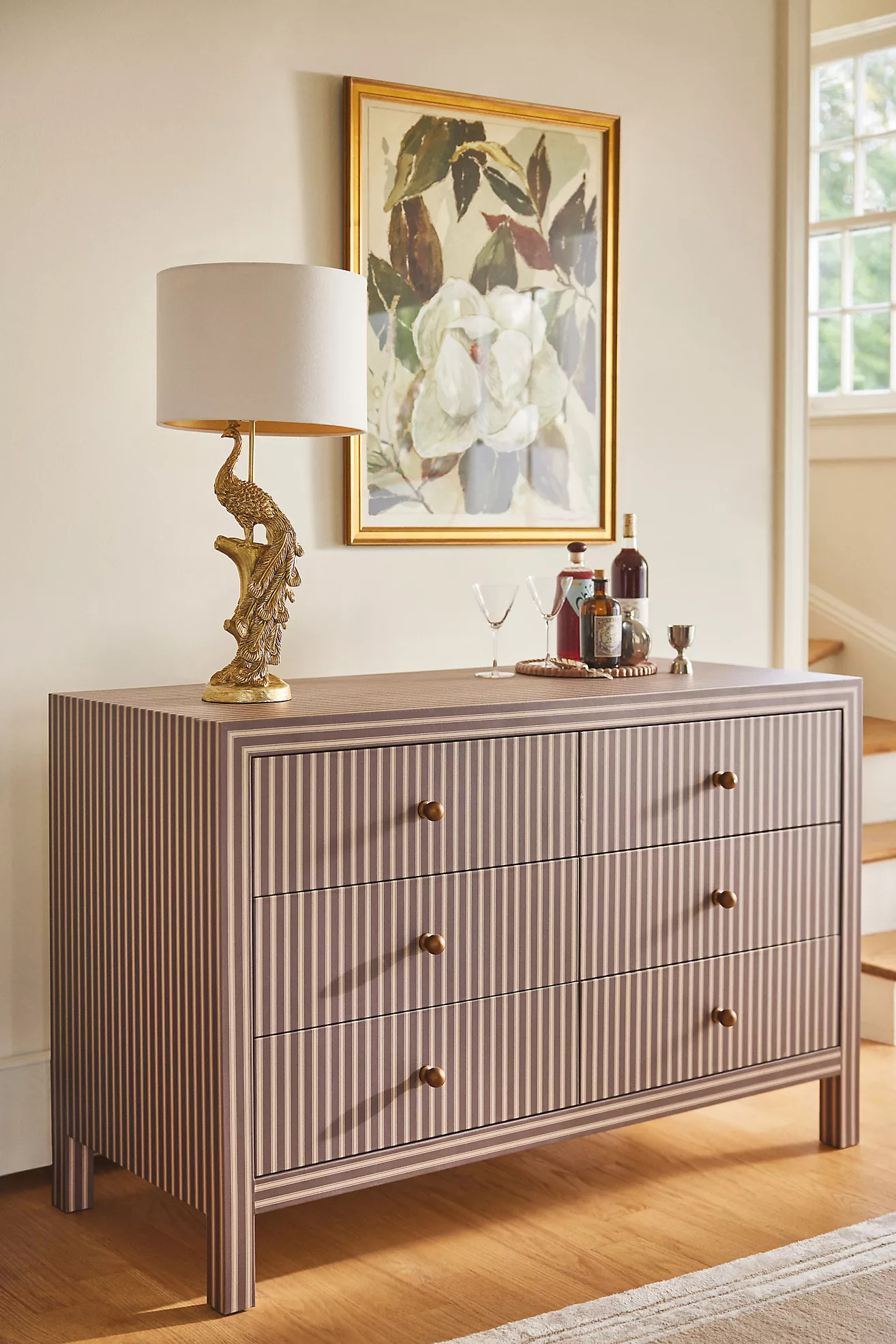 Hale Canvas Six-Drawer Dresser | Anthropologie (US)