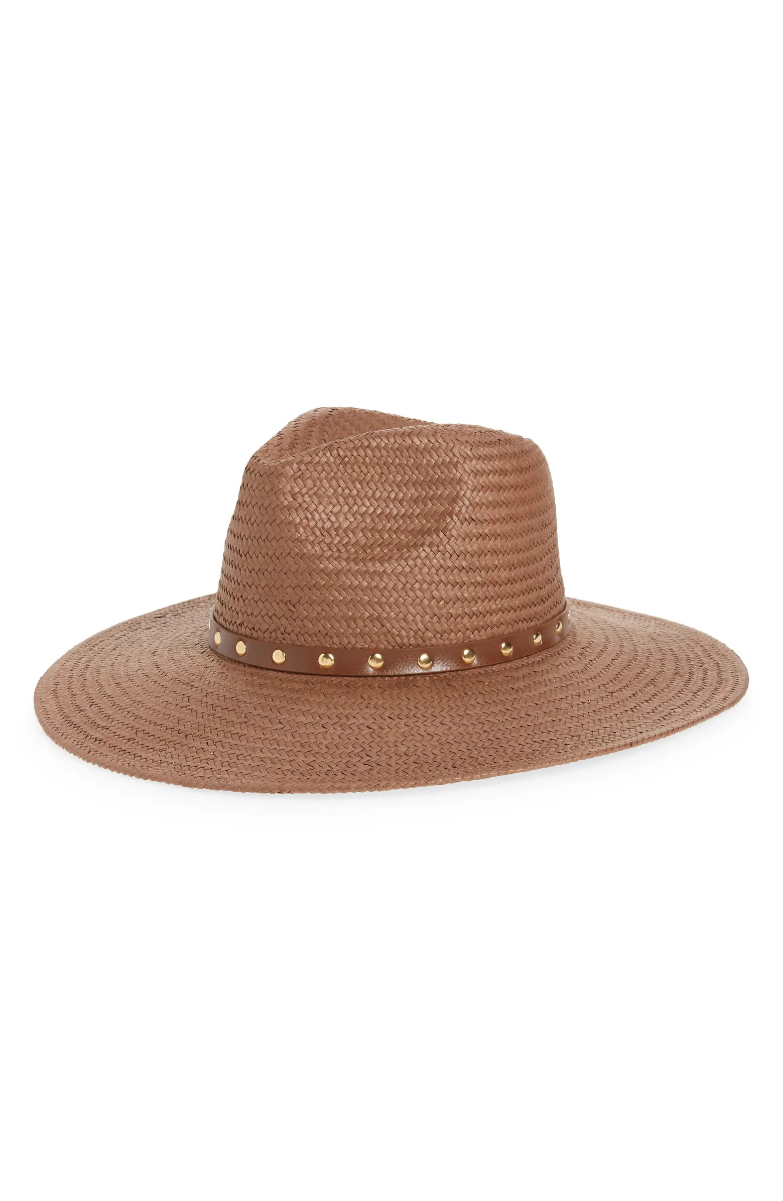 Madewell Wide Brim Straw Fedora Hat | Nordstrom | Nordstrom