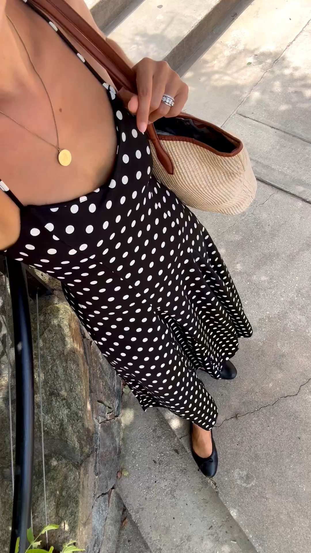 Really into polka dot dresses for the summer! (Straps are a little long on this, otherwise really cute)

#LTKootd