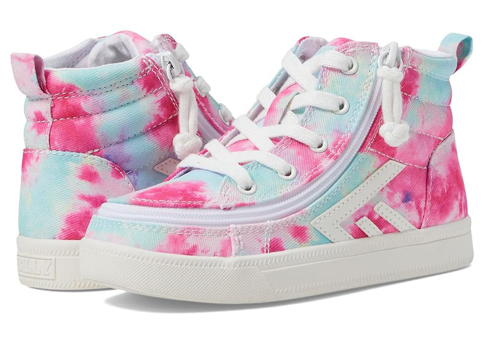 BILLY Footwear Kids CS Sneaker High (Toddler) (Pink Watercolor) Kid's Shoes | Zappos