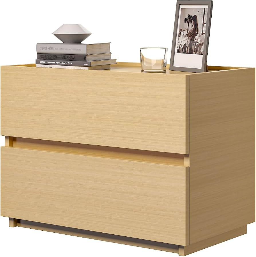 Stackable 2 Drawer Dresser, Small Dressers for Closet, Wood Storage Cabinet for Hallway Bedroom E... | Amazon (US)