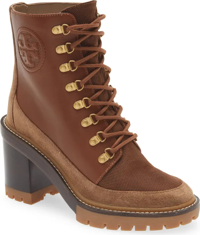 Tory Burch Miller Mixed Materials Lug Sole Boot | Nordstrom | Nordstrom