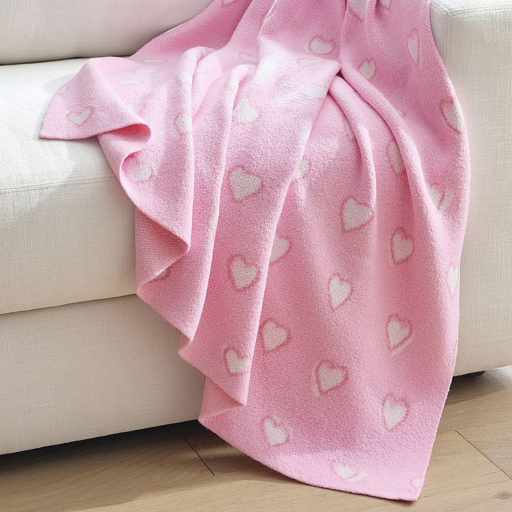 Roller Rabbit Hearts Throw | Pottery Barn Teen