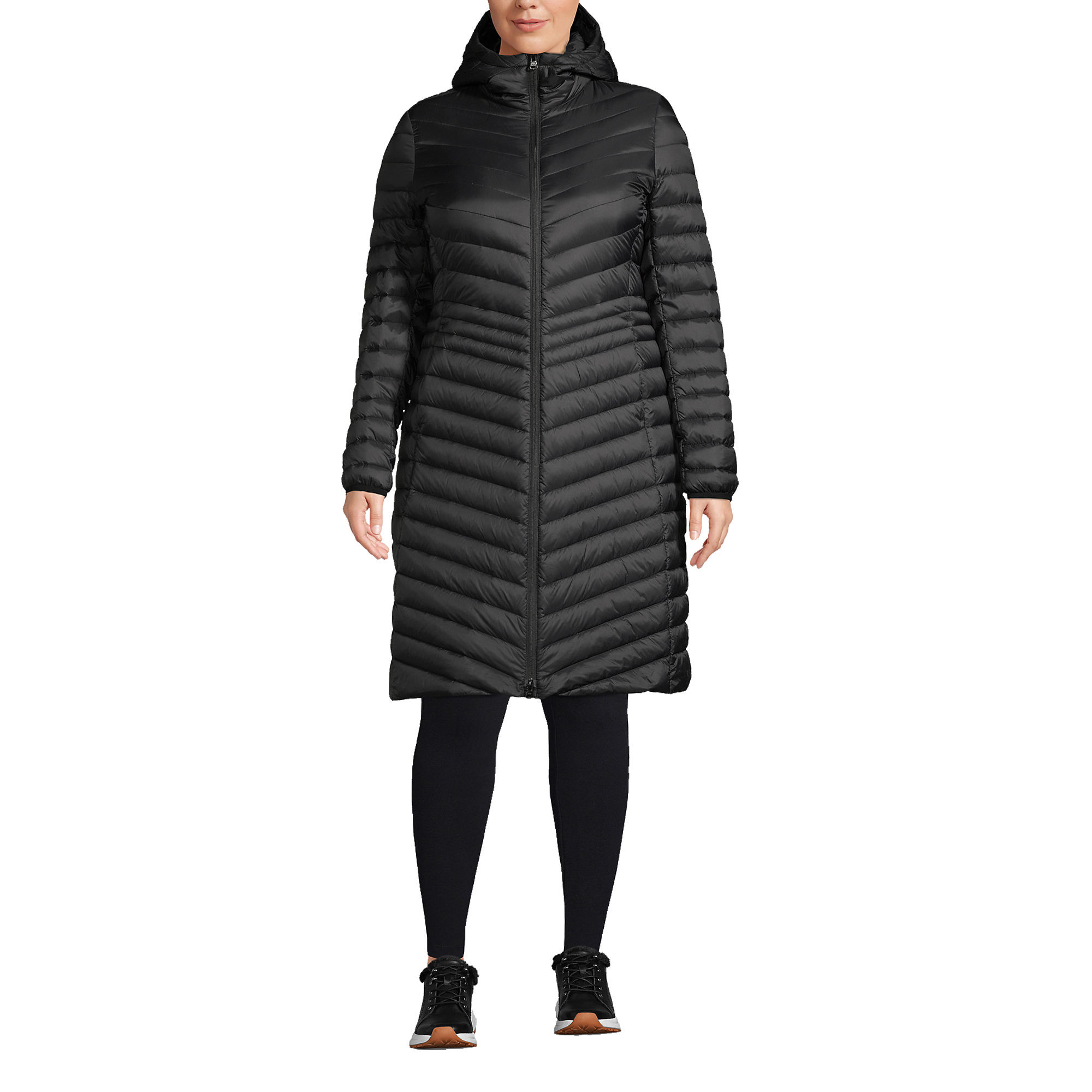 Women's Plus Size Wanderweight Packable Down Coat | Lands' End (US)