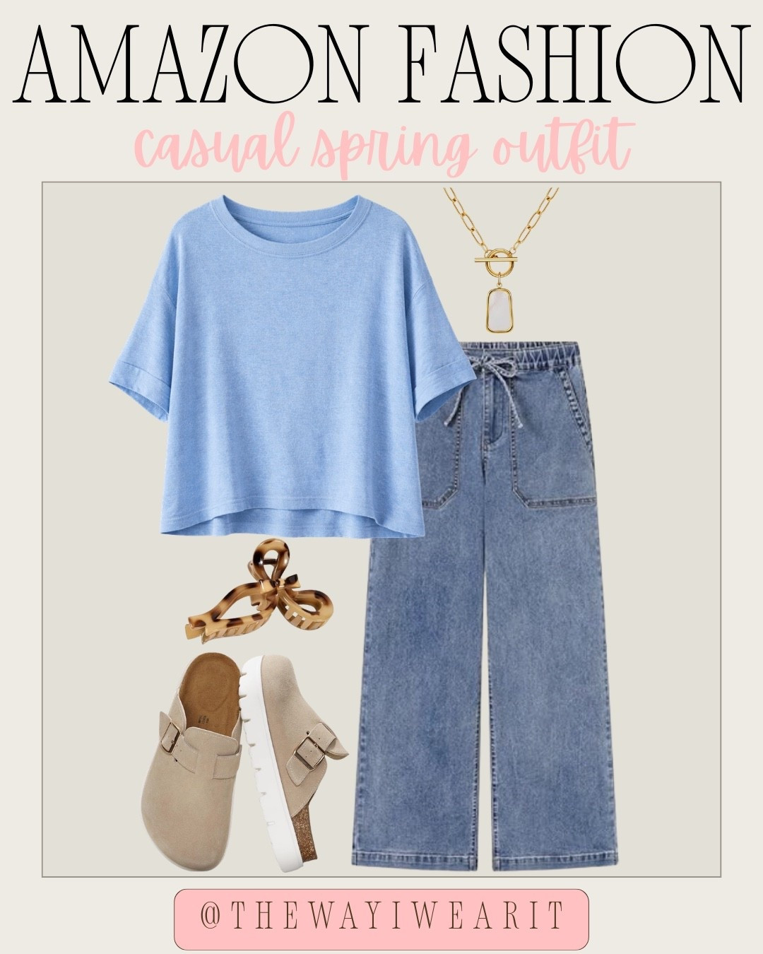 Spring casual style with these chic pieces from Amazon! Perfect for everyday wear. #FoundItOnAmazon

#LTKU #LTKmomlife #LTKootd