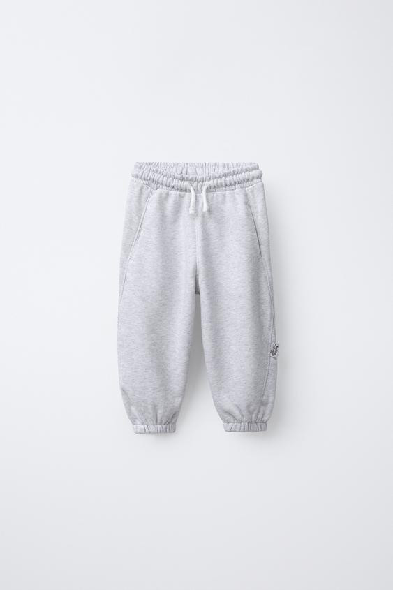 LABEL JOGGING TROUSERS | Zara UK