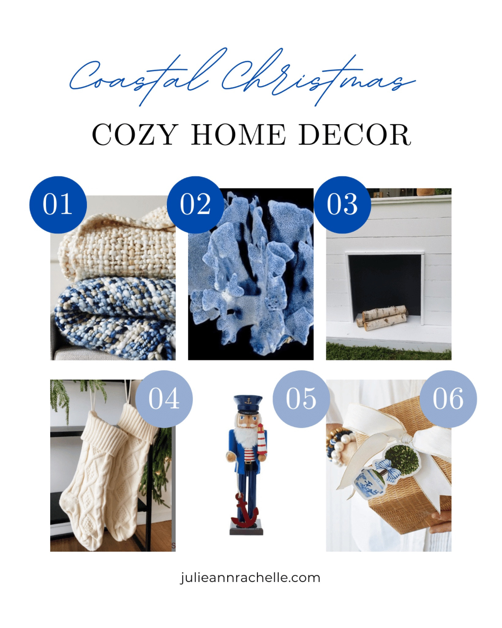 Coastal Christmas decor. 
1. Marled Basketweave Throw
Limited Time Offer
$69.30$99 30% Off
Black Friday bonus deal!
2. $17.93+
Original Price:$22.99+
22% off sale for a limited time
Genuine Real Blue Ridge Coral Extra Large Coral Natural 2 1/2" to 9 1/2" inch in size sea life Decor,Wedding Table Decor,Centerpiece
3. $1,350.00+
Original Price:$1,800.00+
25% off sale ends November 29
Shiplap Style Fireplace
4. IN 20+ CARTS
Price: $12.71
Original Price:$14.95
15% off sale ends November 28
Cream Cable Knit Christmas Stockings, HandKnitted Christmas Stockings, Handmade Christmas Stocking, White Christmas Stocking
5. SEAFARER NUTCRACKER
Regular price $52.00 SALE $41.60
6. RATTAN GIFT WRAP
Regular price $15.00 SALE $11.25

#LTKHoliday #LTKsalealert #LTKfindsunder50