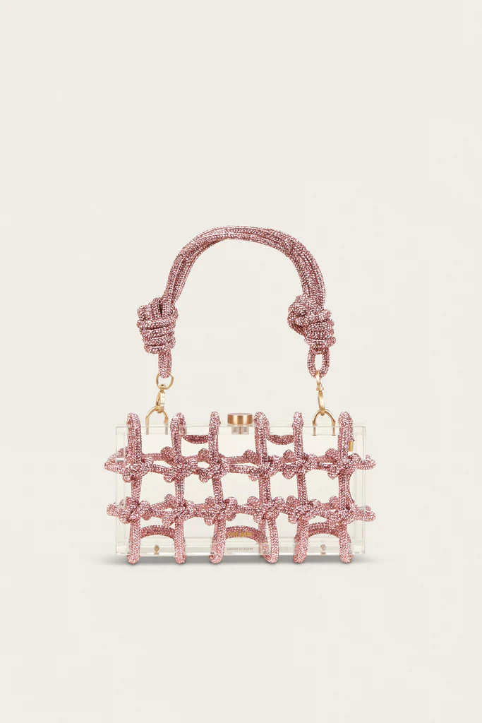 BESS RHINESTONE SHOULDER BAG - SHELL PINK | Cult Gaia - US
