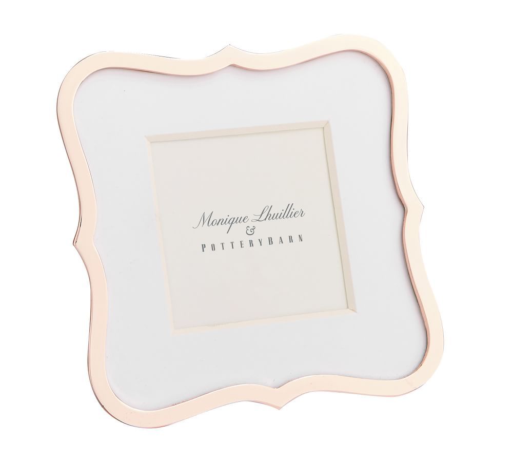 Monique Lhuillier Marlowe Frame, 3x3 - Rose Gold | Pottery Barn (US)