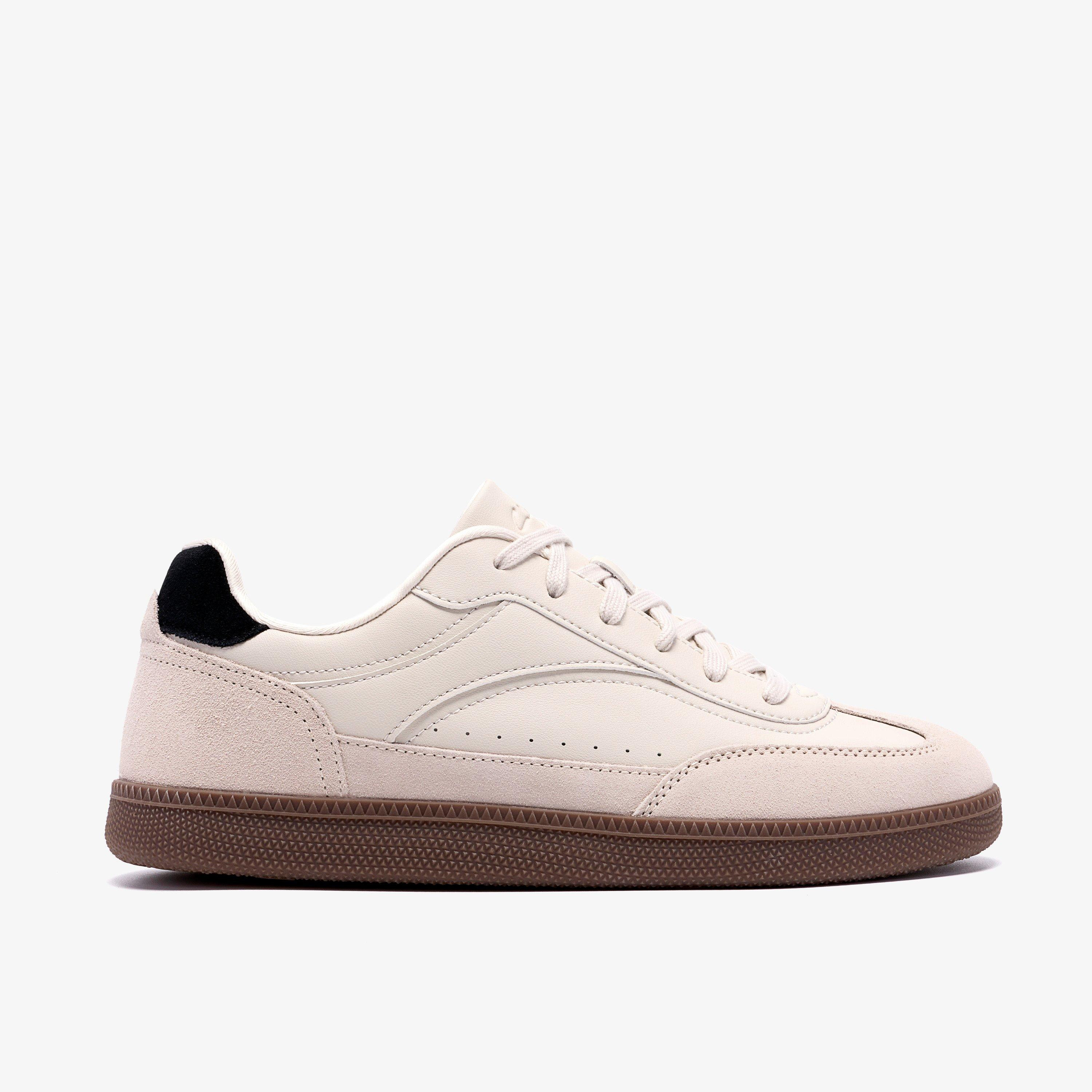 Mens Fosse Cup Off White Suede Sneakers | Clarks | Clarks (US)