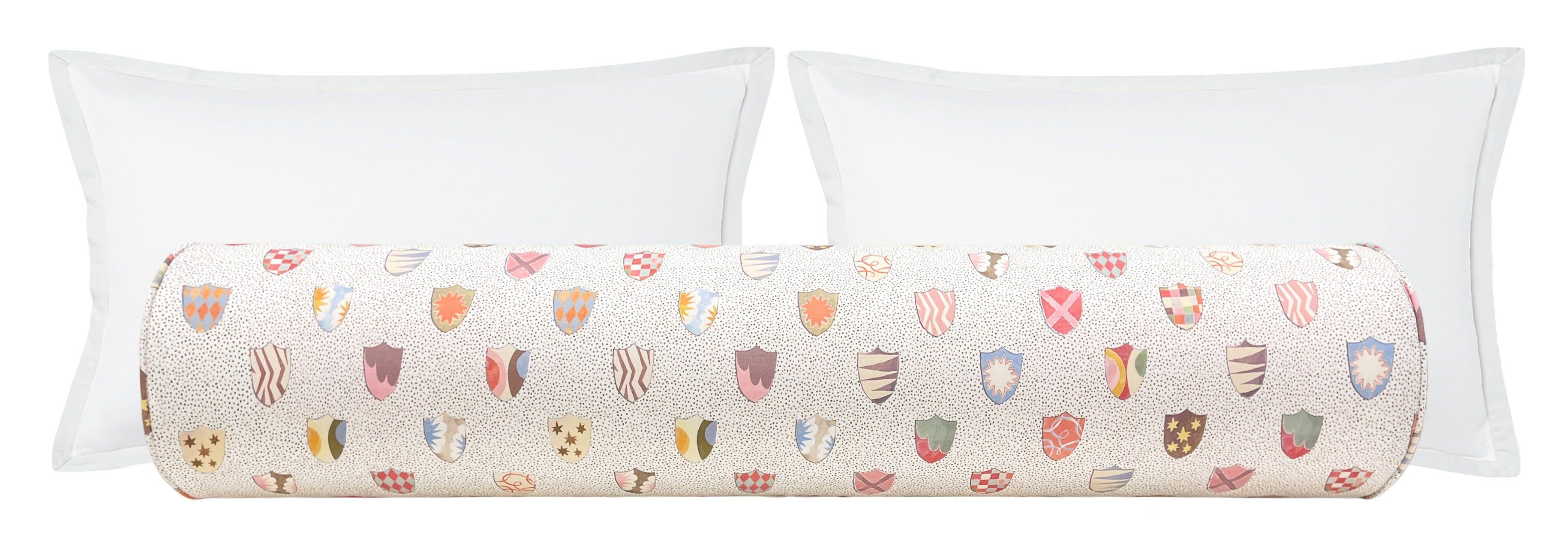 The Bolster :: Heraldic // Sprezzatura | Schumacher | LITTLE DESIGN COMPANY