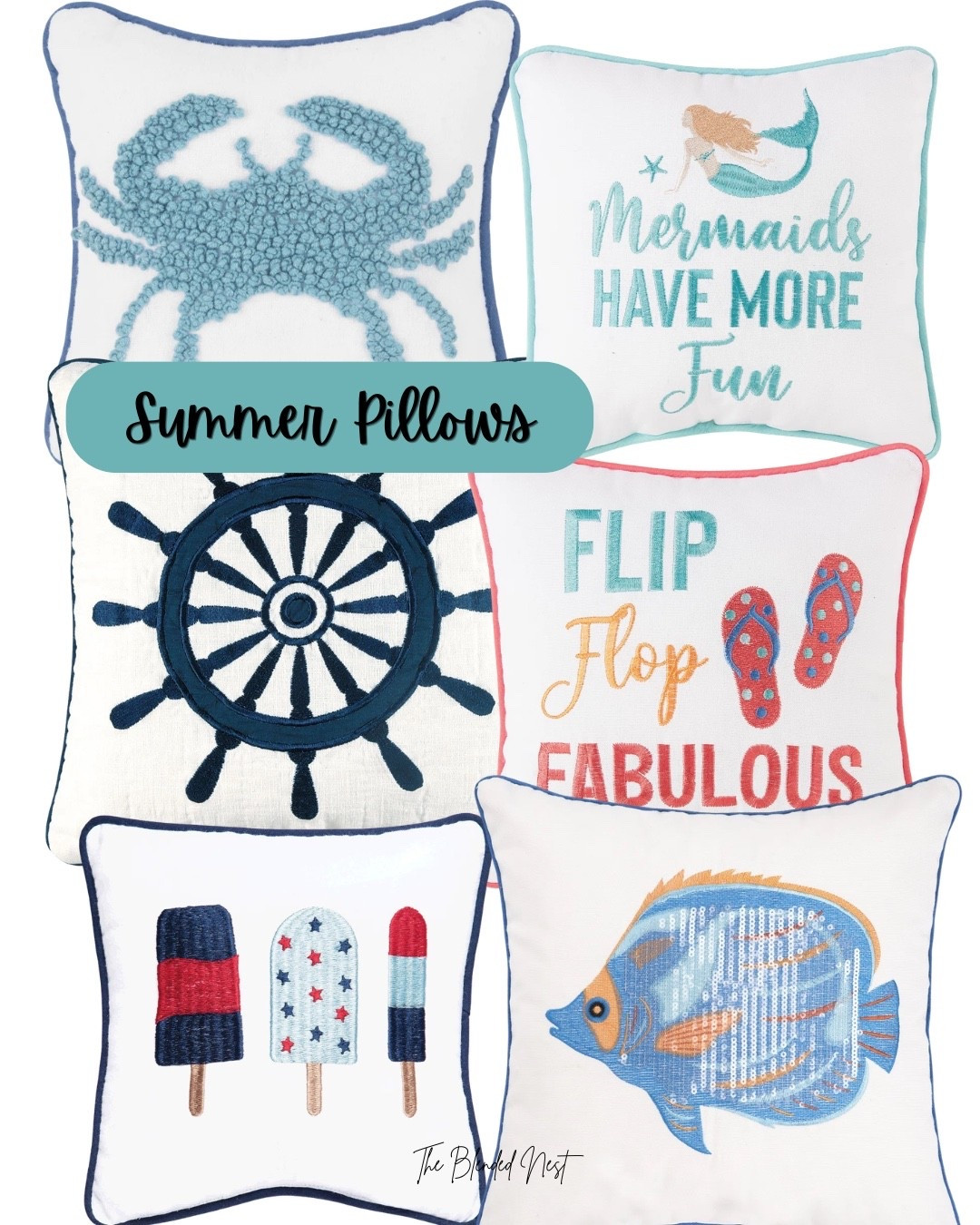 Aren’t these pillows adorable?!?   They’re all perfect for the lake or condo by the beach.  And they’re all on sale!!

#LTKSeasonal #LTKHome