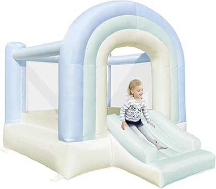 Dream Castle Bounce House，Little Freshness Blue Bounce House with Slide，Toddler Bouncy House ... | Amazon (US)