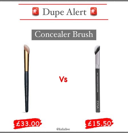 Dupe Alert 🚨

Battle of the concealer brush 🖌️ 

High-end vs drugstore products. A dupe worth adding to your kit 👌🏾 
-

#dupealert #zoeva #PatMcGrath #concealerbrush #makeupbrush #dupes #beautydupes

#LTKSale 

#LTKsalealert #LTKbeauty