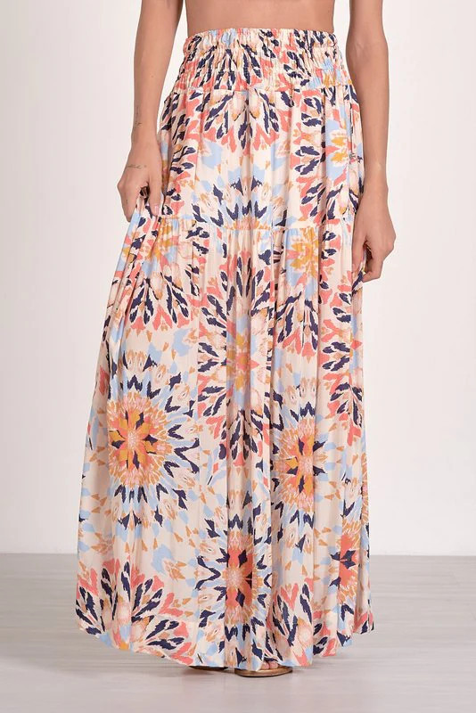 Kaui Skirt Multi Kaleidoscope / L | Shop Elan