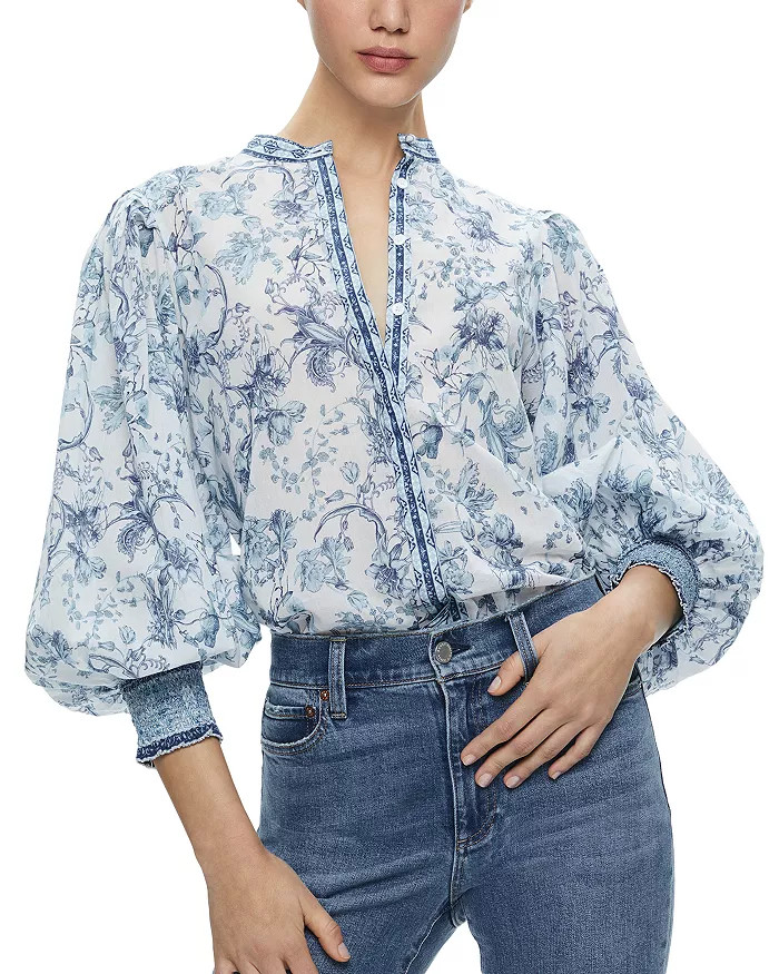 Blouson Sleeve Top | Bloomingdale's (US)