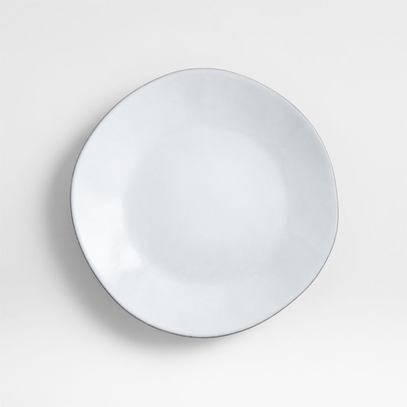 Marin White Recycled Stoneware Salad Plate + Reviews | Crate & Barrel | Crate & Barrel