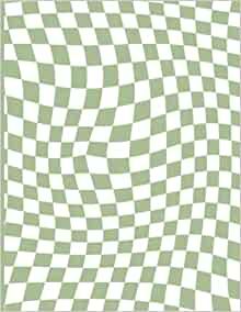 Checkered Notebook: Aesthetic Notebook, Checkerboard Pattern, Blank Lined Paperback Notebook Jour... | Amazon (US)