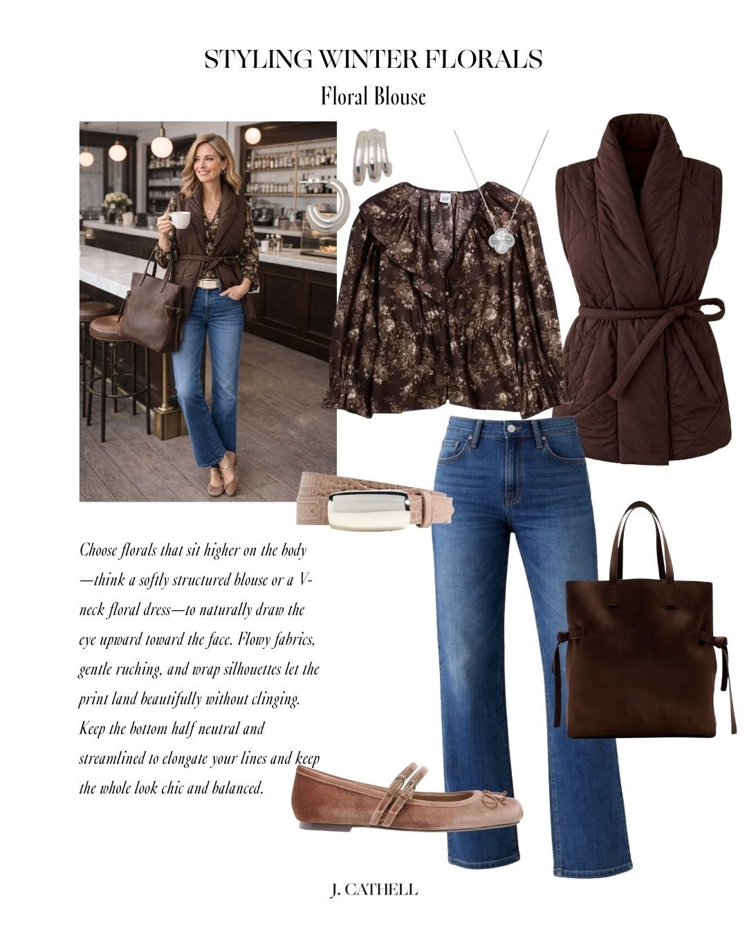 Winter florals, but styled for real life ❄️🌸 This edit is all about balancing soft, feminine prints with cozy layers and polished staples—think florals paired with knits, boots, and structured outerwear for a look that feels fresh all season long. Save this for winter outfit inspiration and tap to shop each floral piece styled in an easy, elevated way.

#LTKStyle #WinterFlorals #FloralOutfits #ColdWeatherStyle #LTKFinds #ChicWinter #EverydayStyle #LayeredLooks #StyleInspo 

 



#LTKootd #LTKdayinmylife #LTKOver40