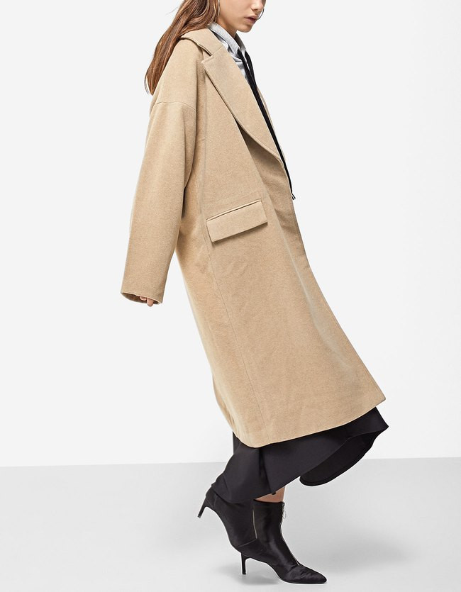 Oversize-Mantel Beige | Stradivarius DE