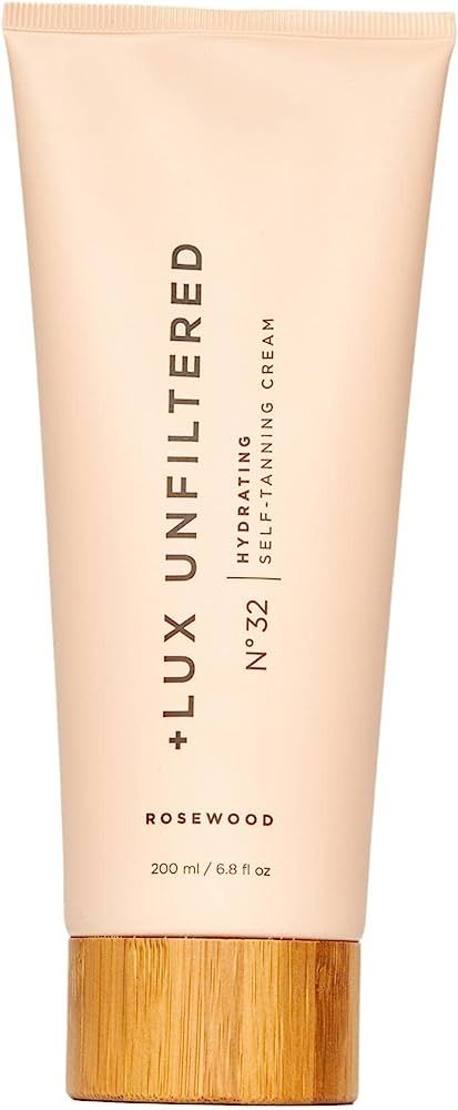 + Lux Unfiltered N°32 Gradual Hydrating Self Tanner in Rosewood - Self Tanning Lotion with No Me... | Amazon (US)